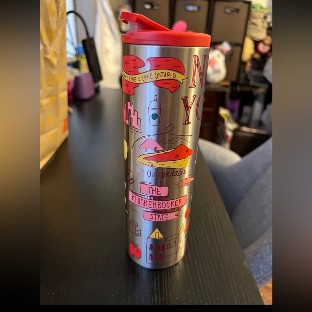 Starbucks Been There Series New York State Stainless Tumbler, 16 Oz